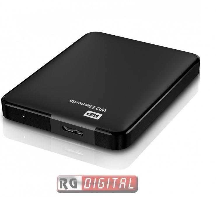 HD HARD DISK ESTERNO 2,5 1TB WD ELEMENTS WESTERN DIGITAL 1000 GB WDBUZG0010BBK