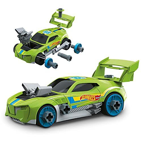 Mondo-25491 Hot Wheels Ready to Go Race Car Builder, Colore Livrea, 25491 (c5L)