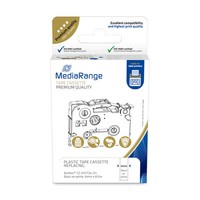 MEDIARANGE MRBTZ211 Nero Ad inchiostro Permanente Brother P-Touch 1000 1010 1080