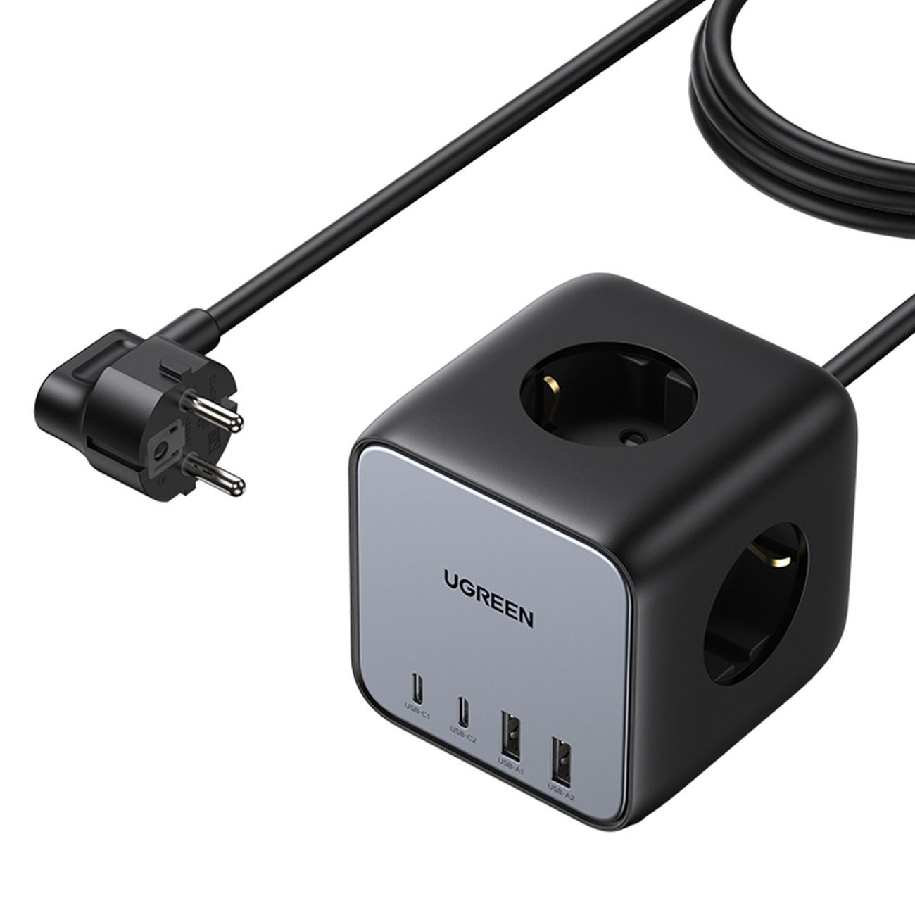 Cavo Di Estensione 1.8M 3 Prese Con Caricatore USB