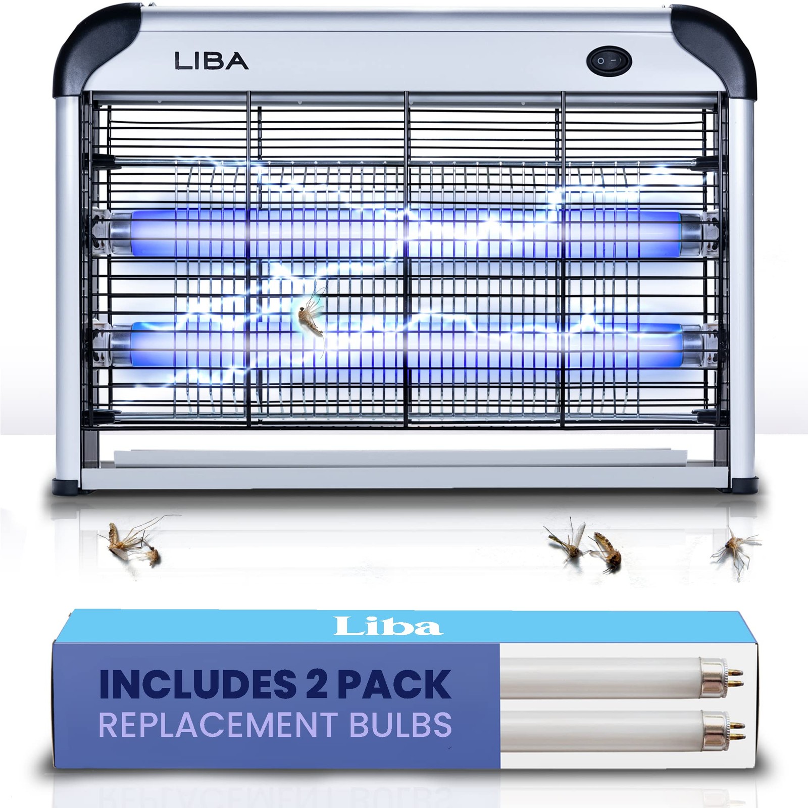 Liba Lampada Antizanzare, Lampe Anti Moustique 20W Eliminatore Elettrico (y1p)