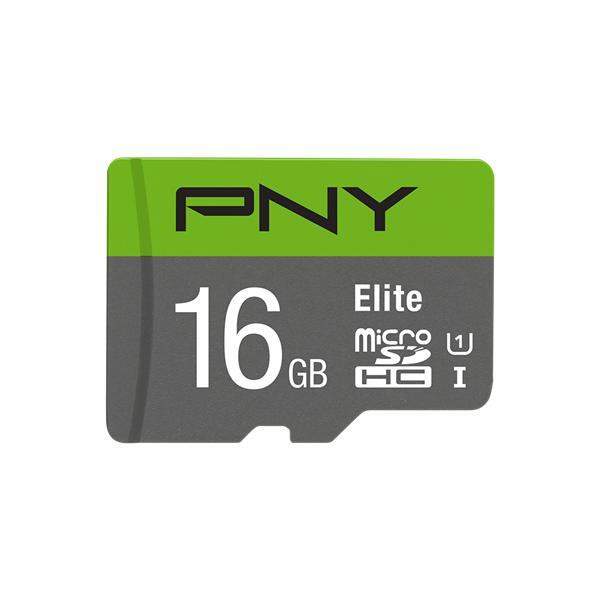 P-SDU16GU185GW-GE PNY Elite microSDHC 16GB UHS-I Classe 10