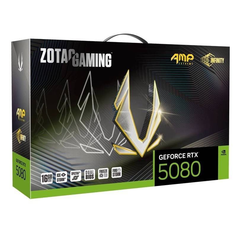 Zotac GeForce RTX 5080 AMP Extreme INFINITY 16GB GDDR7 DLSS4 HDMI/3*DisplayPort