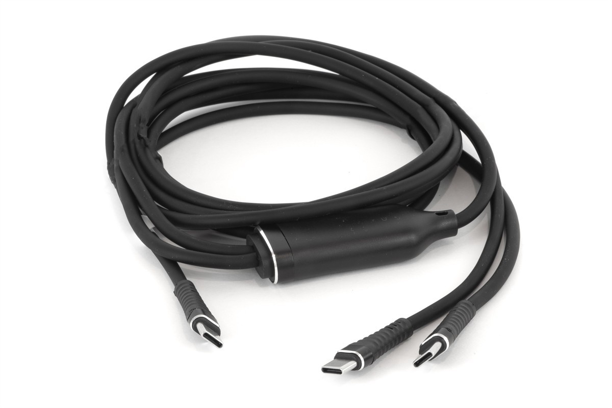 CAVO SDOPPIATORE USB-C CARICABATTERIA 100 WATT MT 1