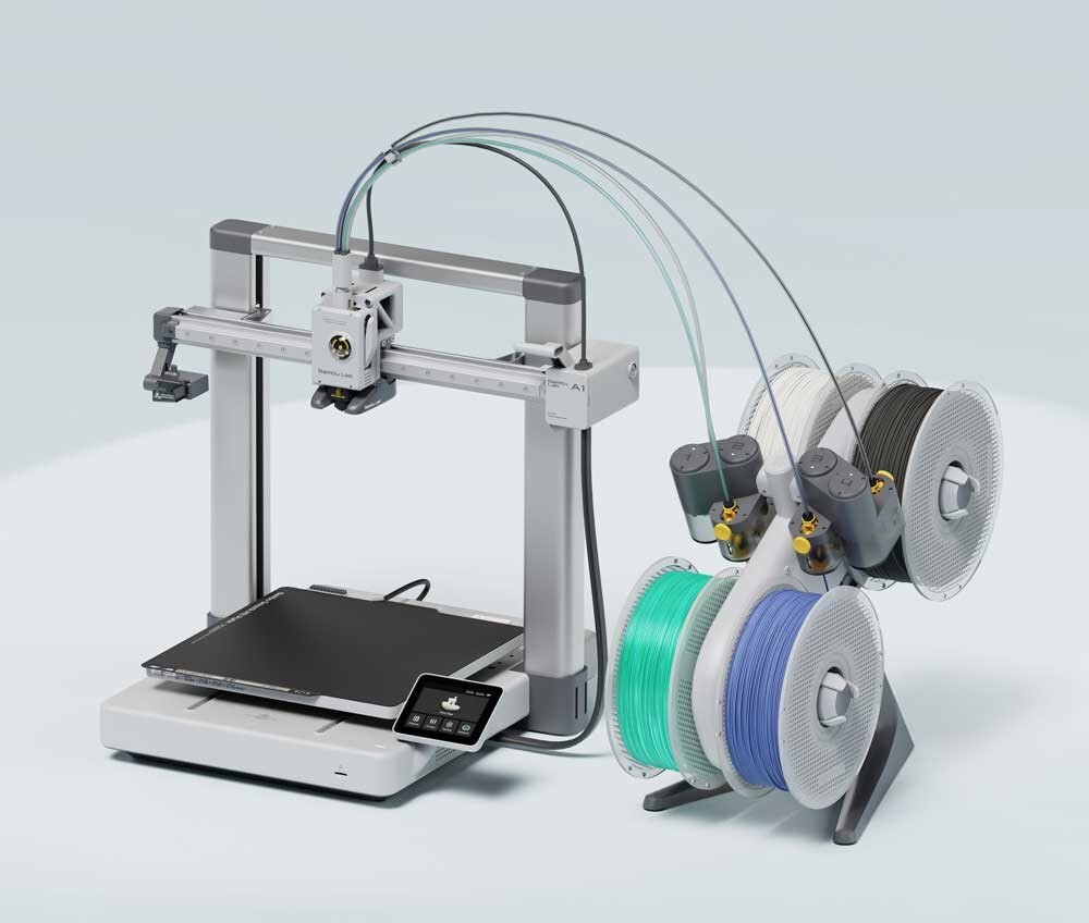 Stampante 3D BAMBU LAB A1 COMBO + Accessori