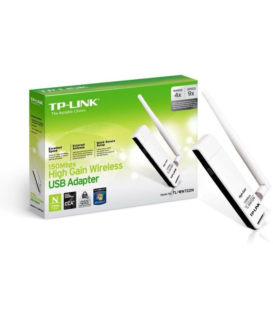Adattatore Usb Wireless N 150mbps, Antenna Esterna 4 Dbi Ad Alto Guadagno Wps