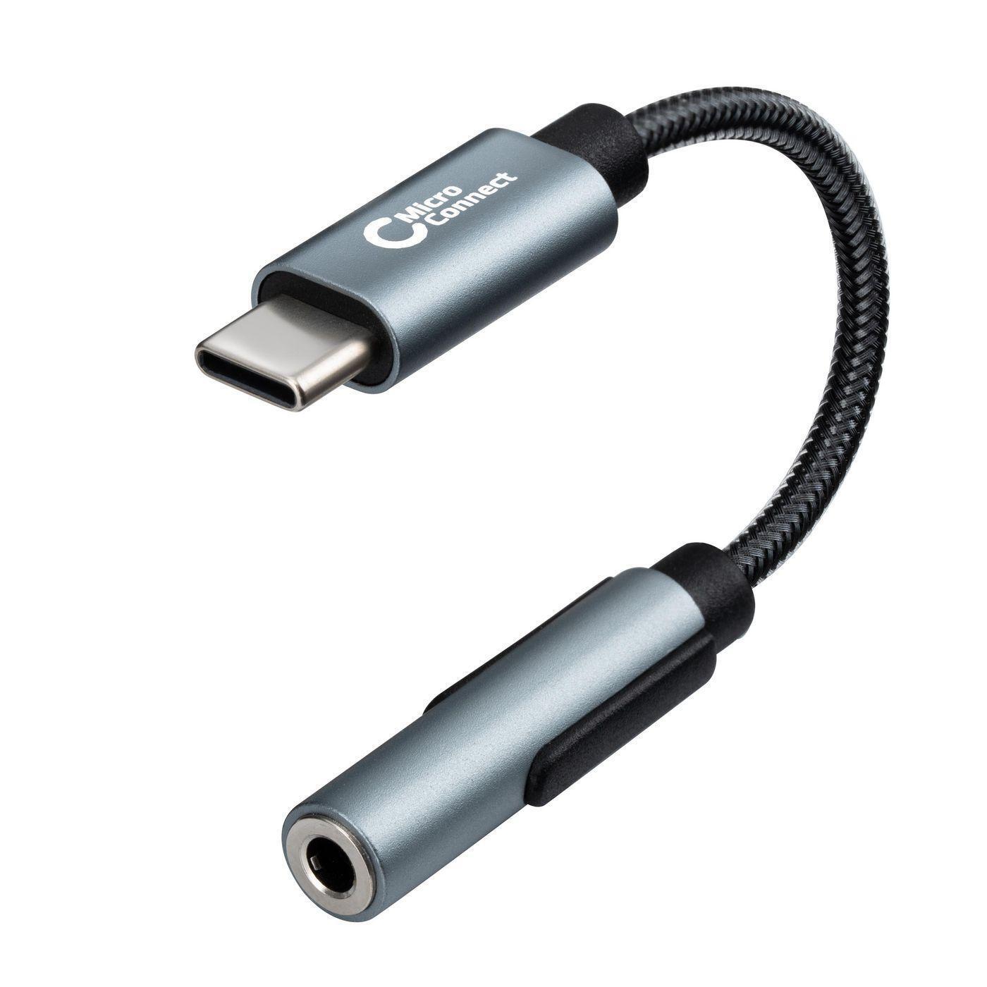 USB-C to Audio Adapter, - Silver 13cm - Warranty: 300M