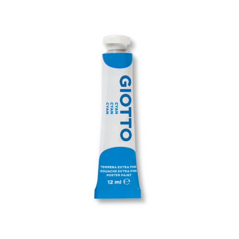 Tempera GIOTTO Extra 12 ml cyan  F35201500