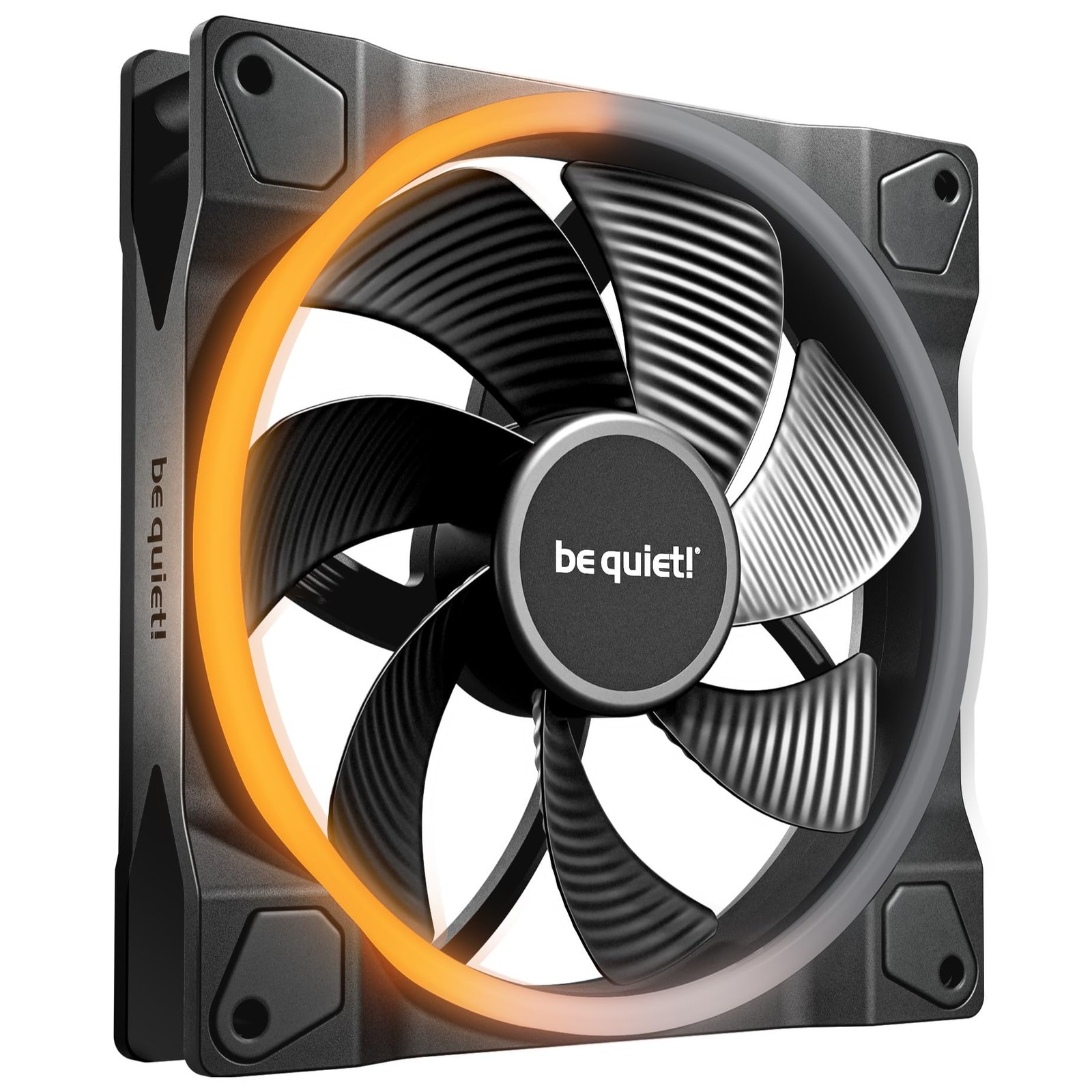 be quiet! Light Wings 140mm PWM Quiet PC Case Fan   Reverse Blade   Black   BL13