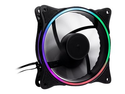 Inter-Tech 888860272 Ventilatore 12 cm Nero Additional 120mm RGB fan