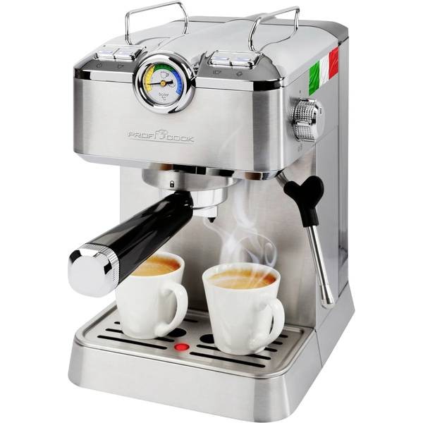 Profi Cook 501267  PC-ES/KA 1267 INOX Macchina Espresso acciaio inox Con ugello