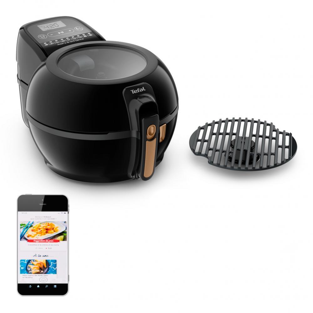 3733981 Tefal TEFAL ActiFry & Grill Genius Heißluftfritteuse schwarz (FZ775810)