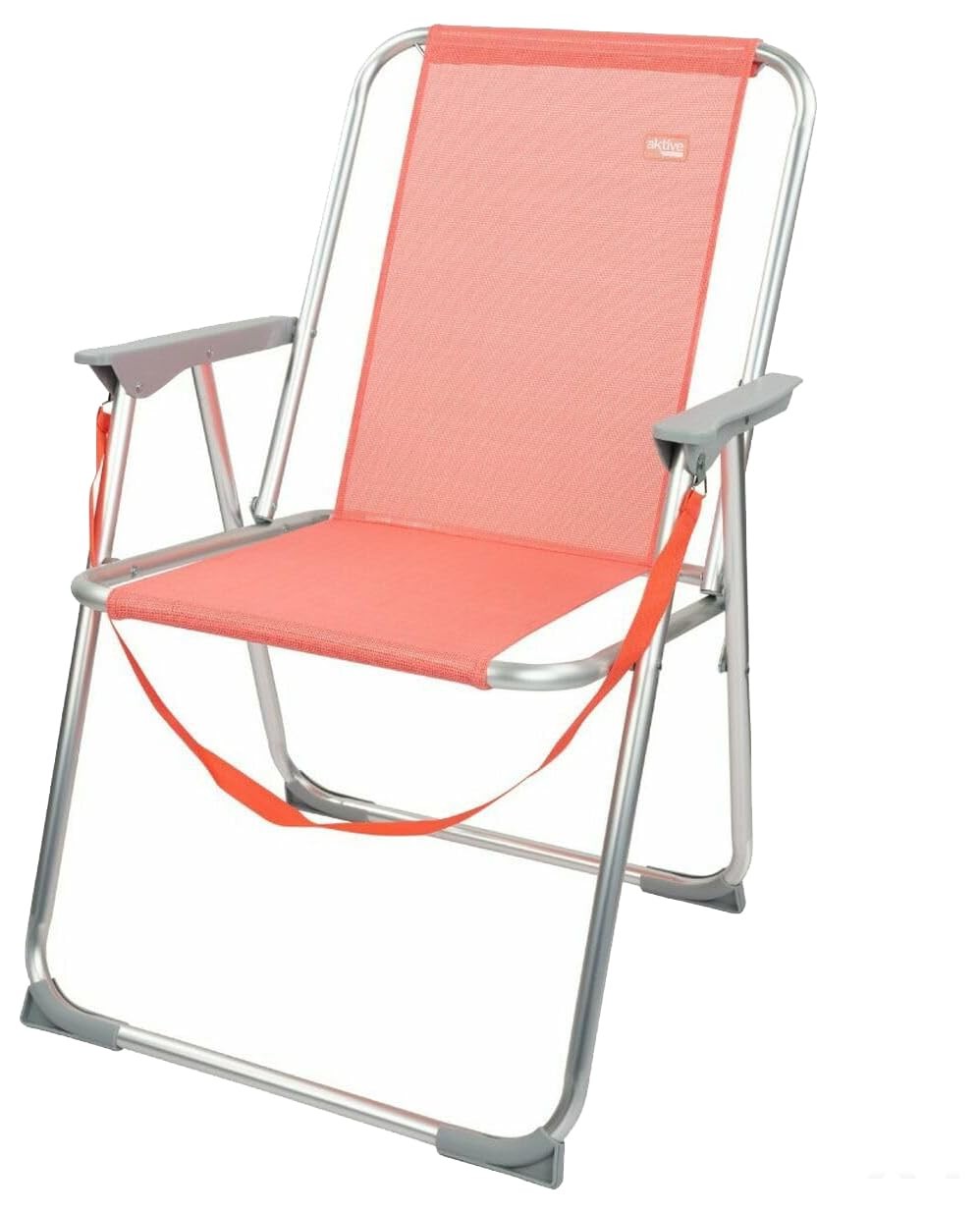 BigBuy Productos de hogar Fenicottero Sedia, Alluminio, Corallo, Standard (B1h)