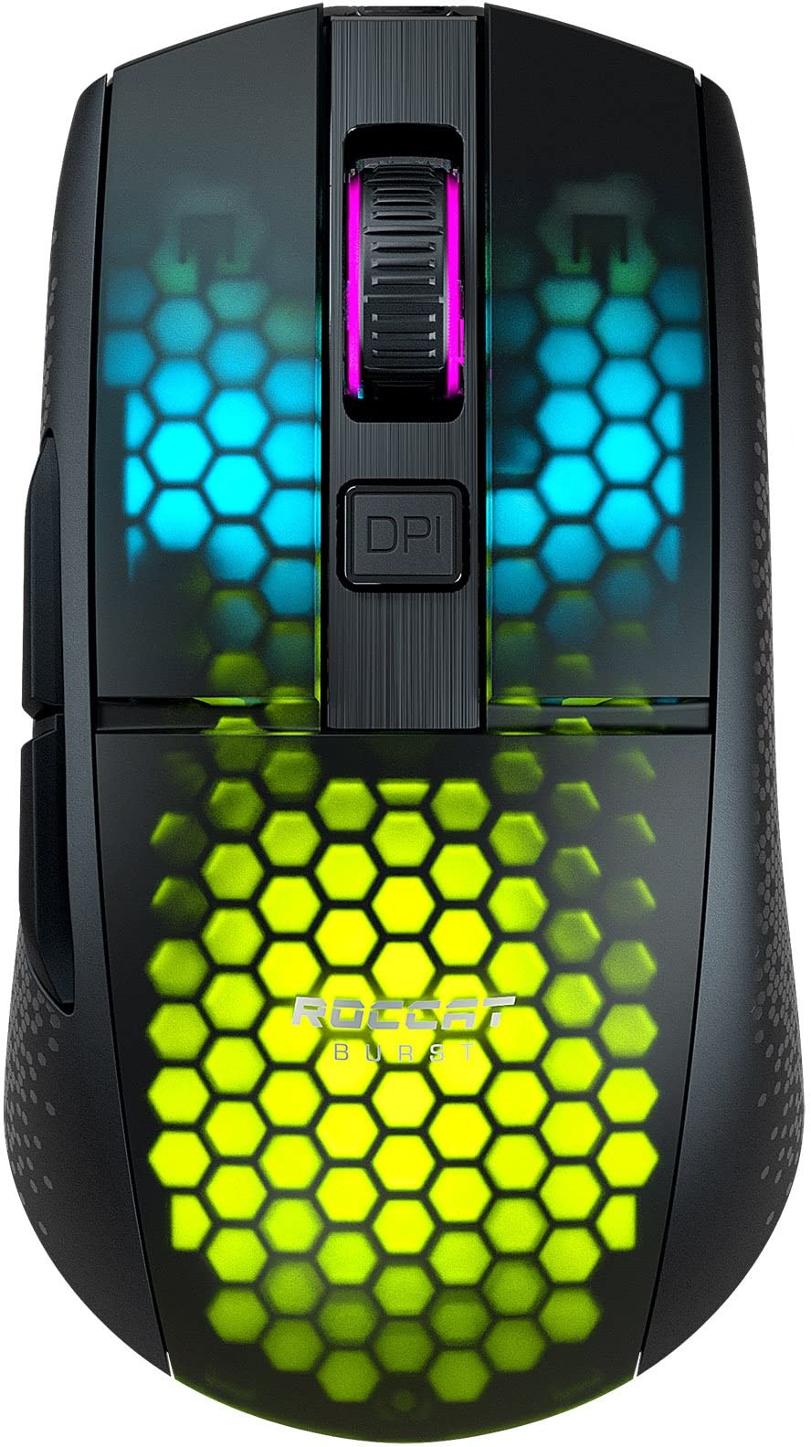 ROCCAT Burst Pro Air Lightweight Symmetrical, Wireless RGB Gaming Mouse with 19K