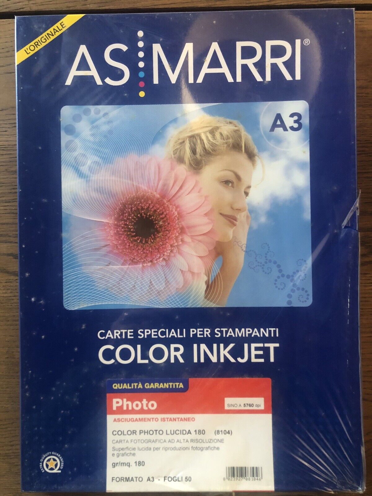 AS MARRI carta fotografica 50 fogli formato A3