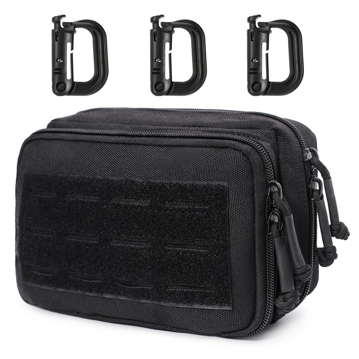 MUCHER Molle Borsa, Doppio Strato Borsa Tattica EDC Molle Pouch Molle (p9J)