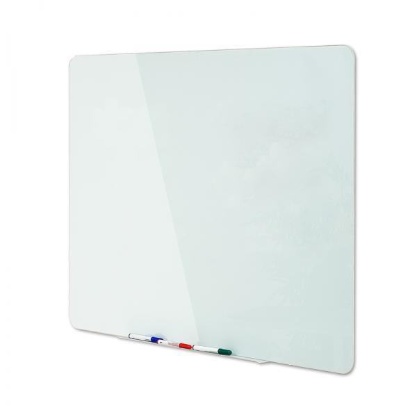 3727421 bi-office Bi-Office Magnetic Glass Memo Board 1200x900mm