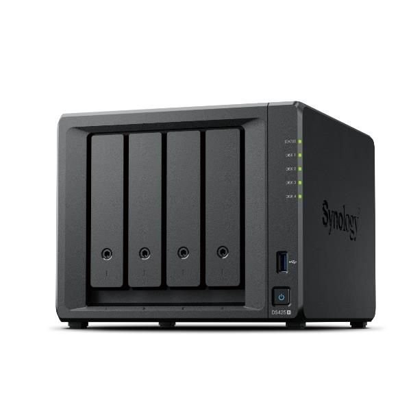 Synology Network Storage NAS DS425+ X 4HD SATA2-SENZA DISCHI-Celeron J4125-DDR4