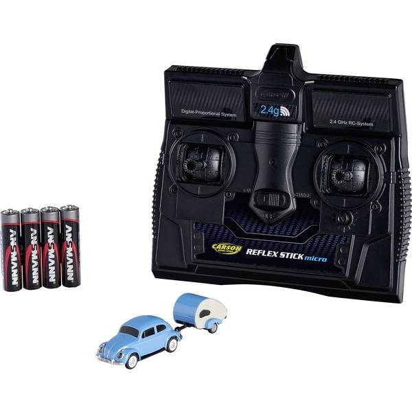 Carson Modellsport 500504148   VW Käfer mit Anhänger 1:87 Automodello Elettrica