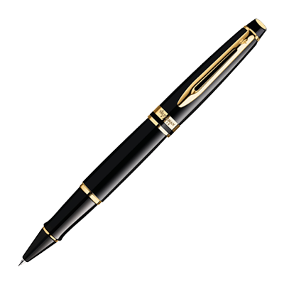 Waterman Rollerball Expert Black F Sch