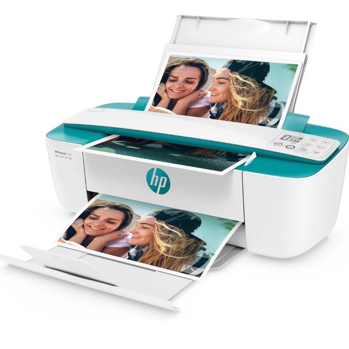 HP DeskJet Stampante Fotografica Multifunzione Con Le Cartucce Nero e Colore.