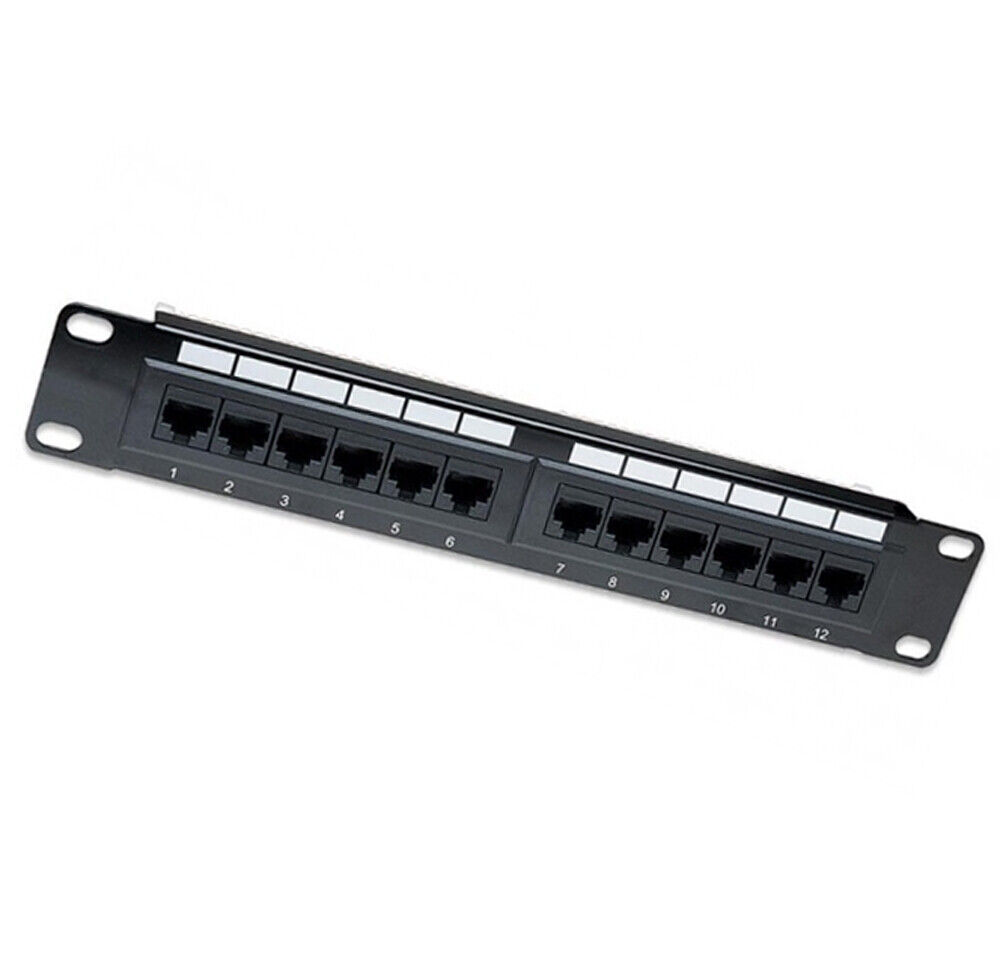 Intellinet Pannello Patch per rack 10'' 12p UTP Cat.6A