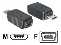 Delock Adapter USB micro-B male to mini USB 5-pin USB micro-B mini USB 65063