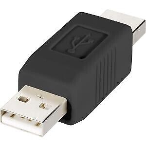 Adattatore Renkforce USB 2.0 1x USB 2.0 Plugs A -1x USB 2.0 Plugs A Plug -placca