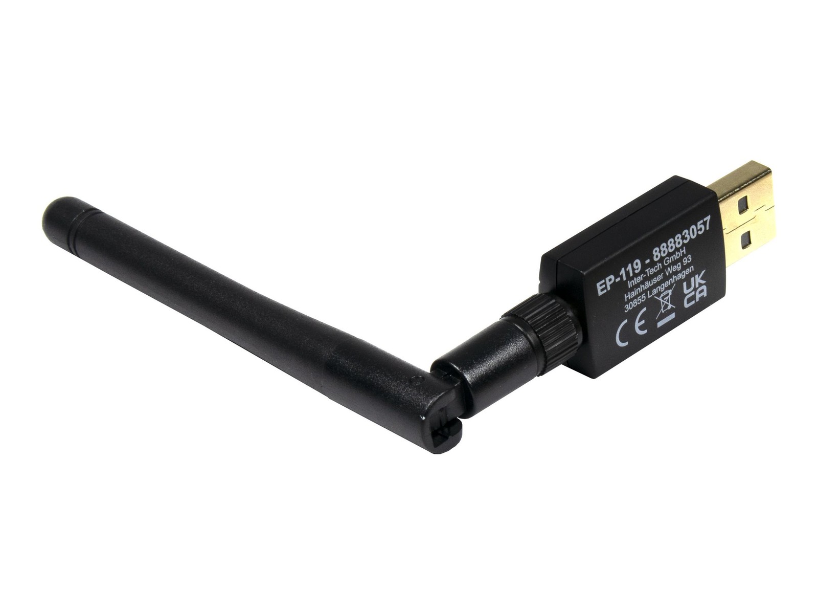 Inter-Tech Wi-Fi 5 USB Adapter Argus EP-119 Bluetooth 4.2 Controller 88883057