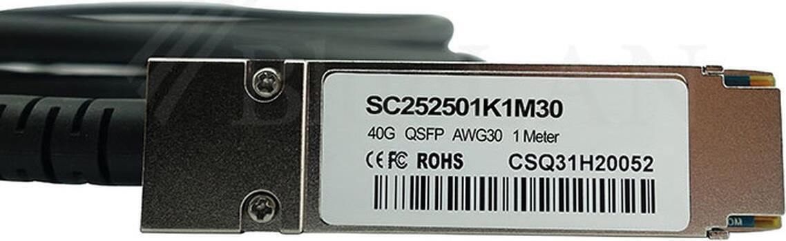 Reti BN-QS-QS-CBL-05M compatibile BlueLAN DAC QSFP SC252501K0.5M30