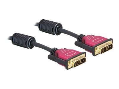 Delock DVI 24+1 Cable 3.0m 3 m DVI-D DVI-D Nero Maschio/Maschio Cavo 84346