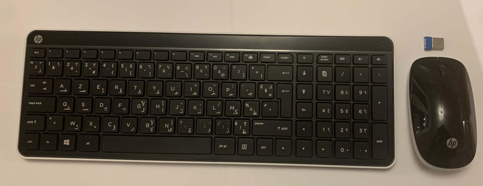 French Arabic Wireless Keyboard and Mouse French Arabic azerty Computer Language