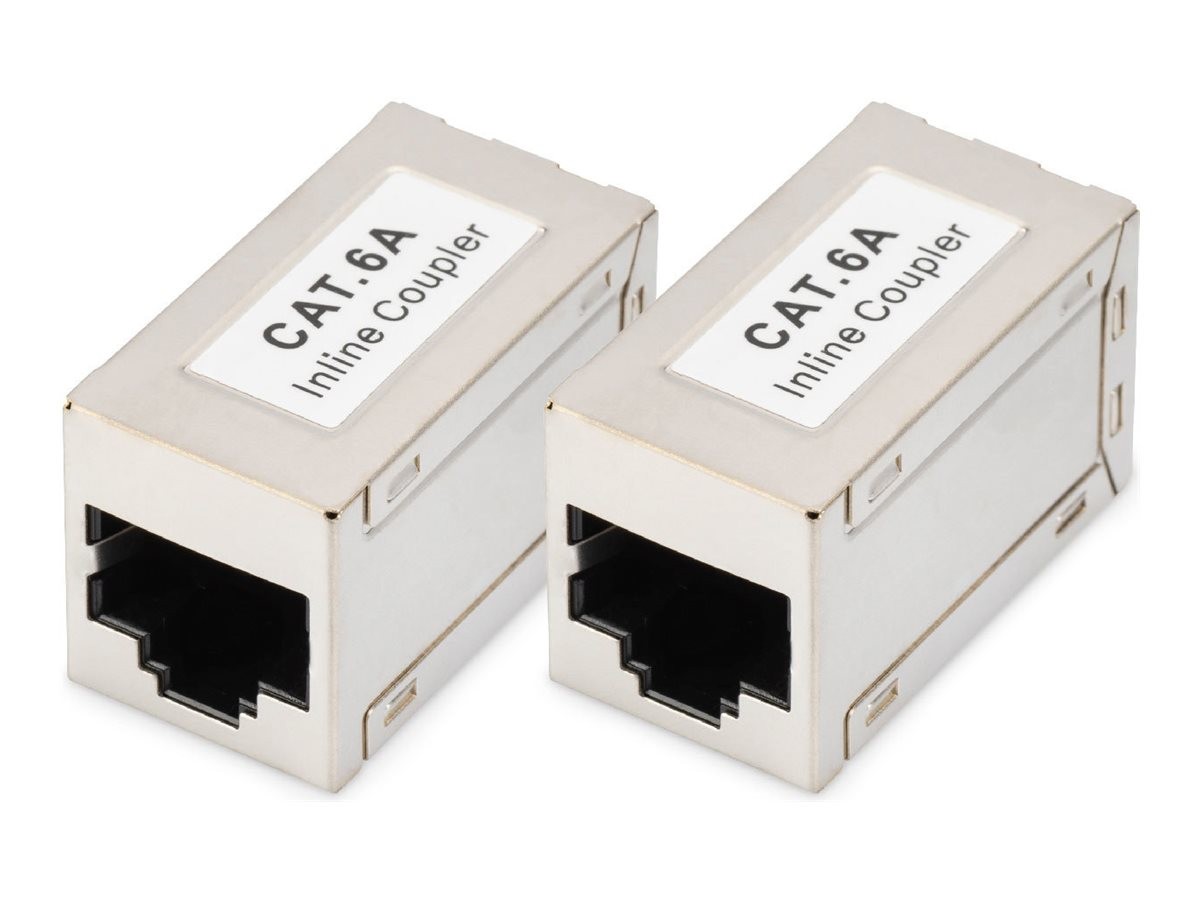 DIGITUS Cat 6a Modular Kupplung geschirmt 2 Stk. Rete CAT 6a DN-93905-2