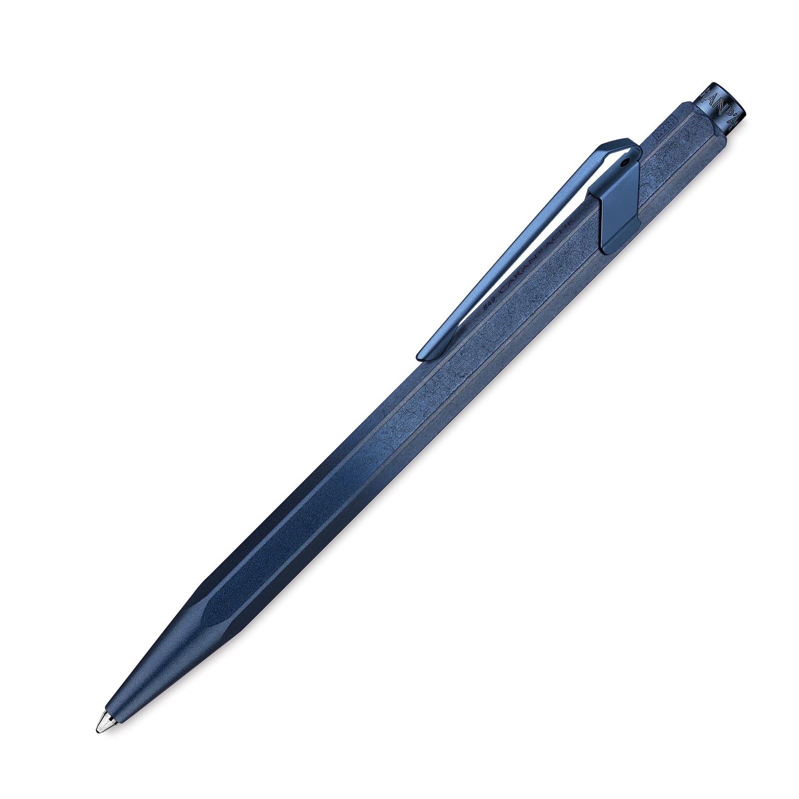 Caran d'Ache NM0849.124 849 Cosmic Blue Retractable Ballpoint Pen Made of Robust