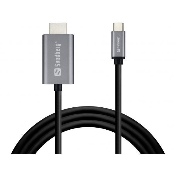 3716229 Sandberg USB-C to HDMI Cable 2M