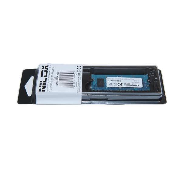 3733984 Nilox RAM DDR2 SO-DIMM 1GB 800MHZ CL6
