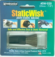 Kinetronics SW-020 Multicolore Hand Held Anti-Static Brushes 3/4"