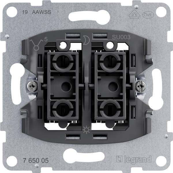 Legrand 765005  Seano Einsatz Serienschalter 10AX Steckklemmen