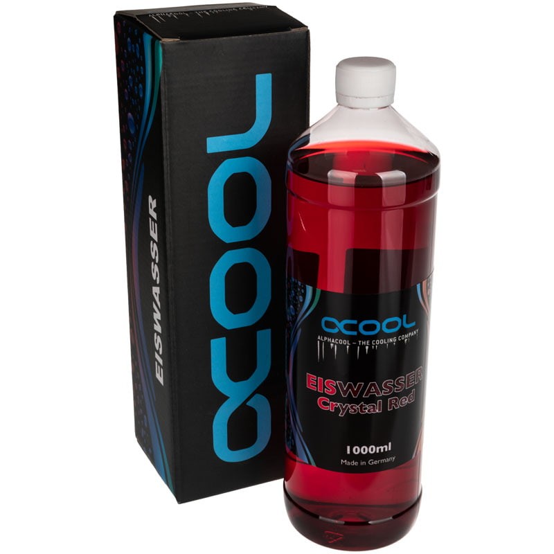 Alphacool 1014016 Rosso 1 L Liquido Eiswasser Crystal Red premixed 18549