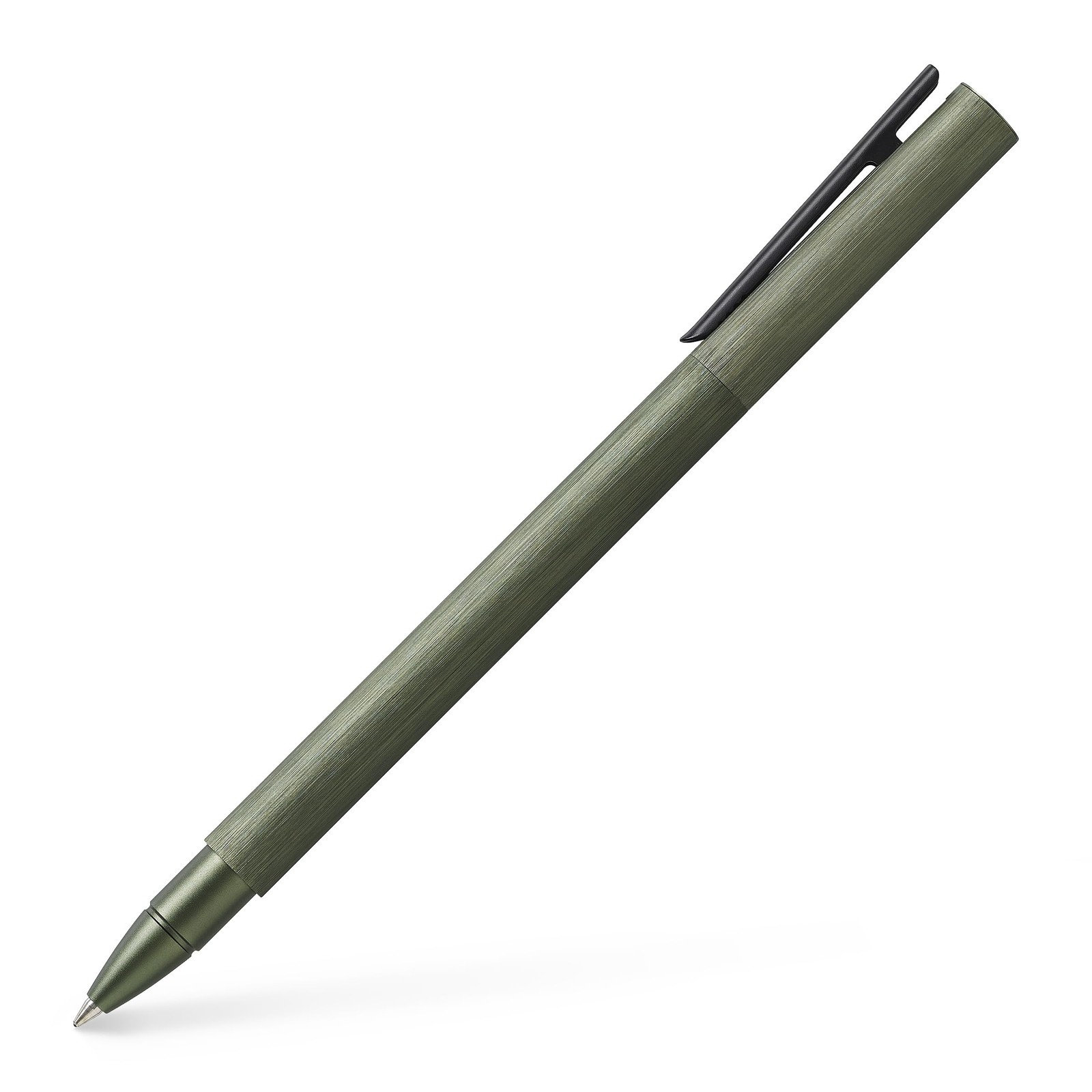 Faber-Castell Neo Slim Aluminium Rollerball Pen - Olive Green rollerball pen oli