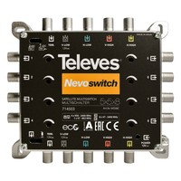 Televes 714503  Multischalter 5 in 8 Guß NEVO recpower kask. MS58C