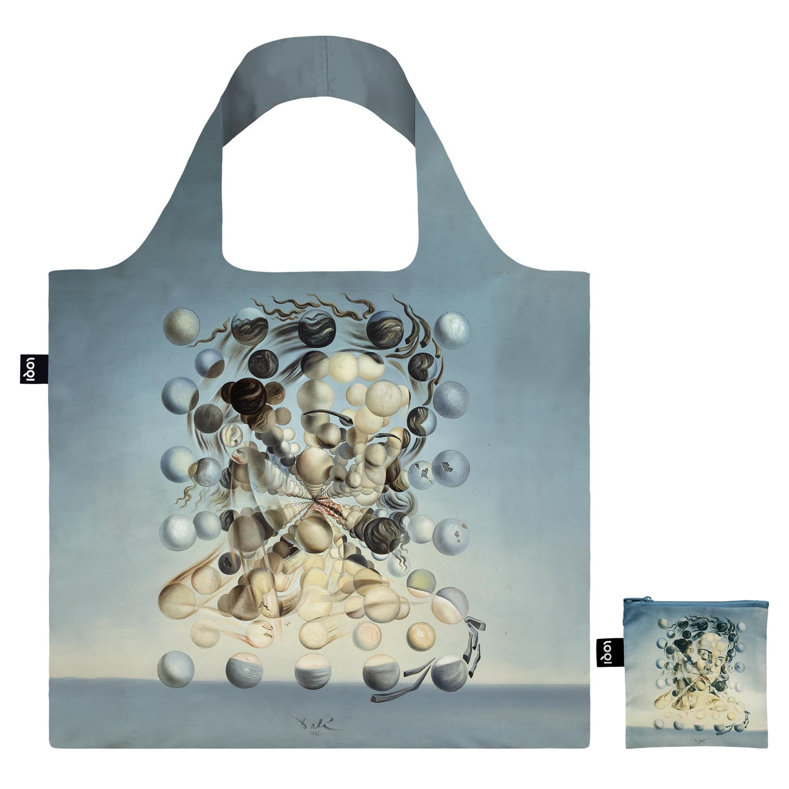 LOQI Dali - Galatea of the Spheres Recycled Bag