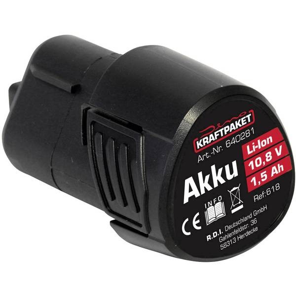 Dino KRAFTPAKET 640281  AKKU 10,8V 1,5 Ah für Akku-Poliermaschine 640256  Batter