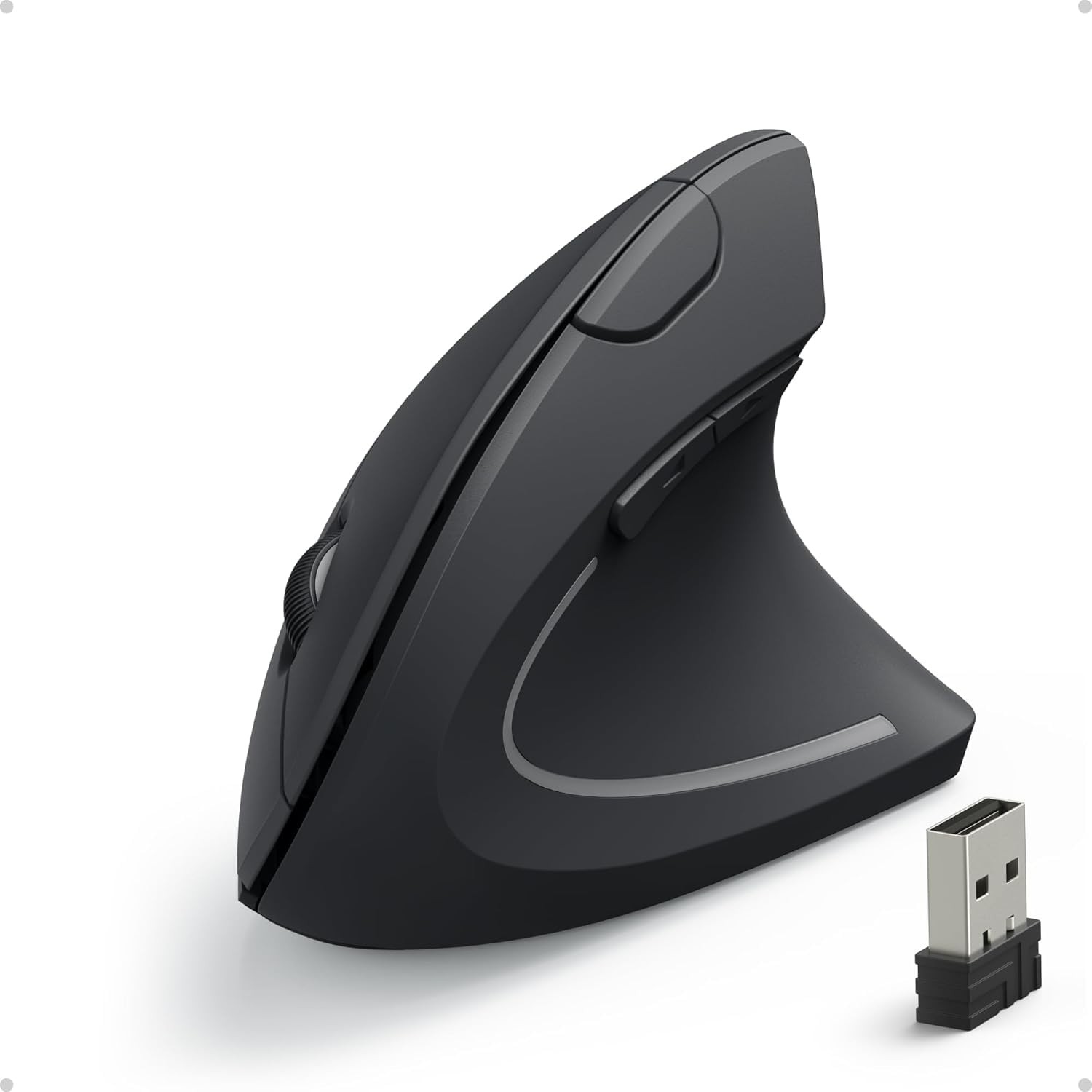 Anker Mouse ottico ergonomico verticale wireless per Windows e Mac OS (E4T)