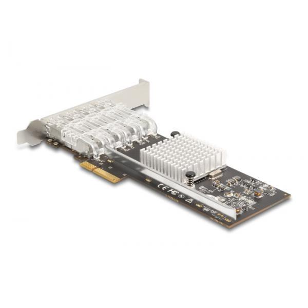 88342  PCI Express x4 zu 4 x SFP Slot Gigabit LAN i350, LAN-Adapter  40436198834