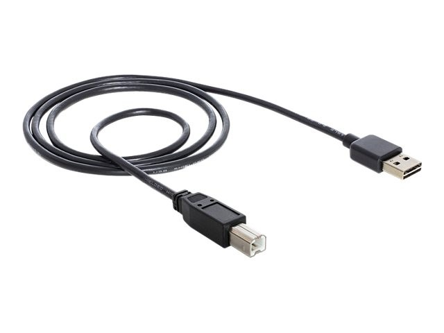 Delock 2m USB 2.0 A B m/m 2 m USB A USB B USB 2.0 Maschio/Maschio Nero 83359