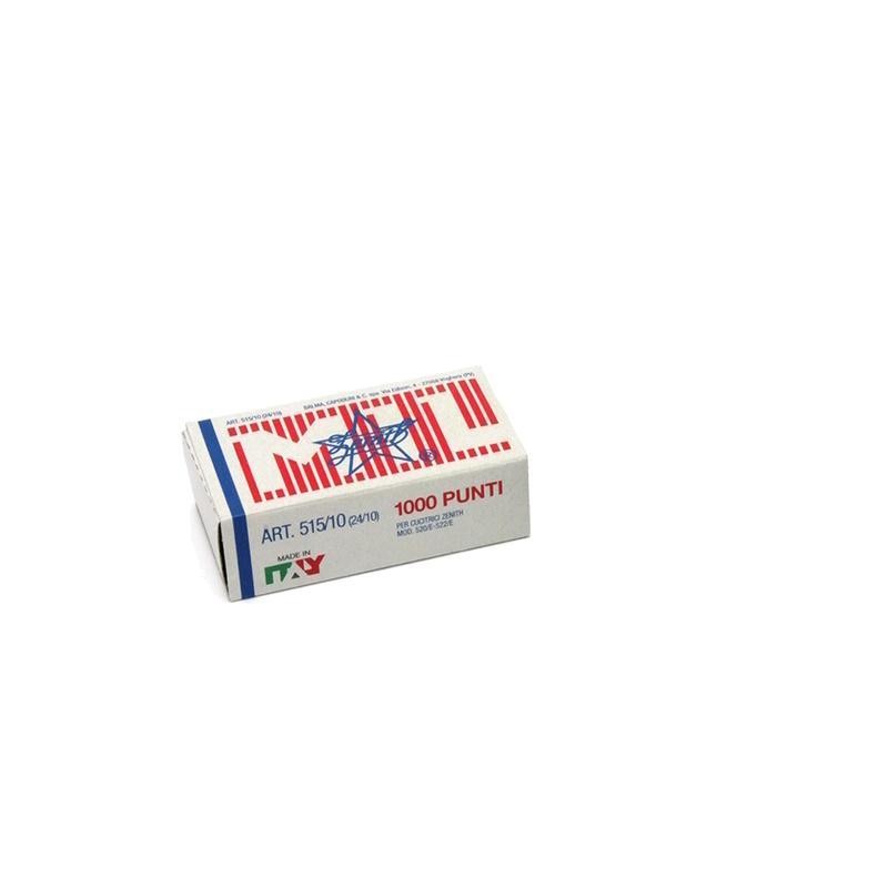 Zenith punti metallici 515/10 per cucitrici ad alto spessore 24/10 - confezione