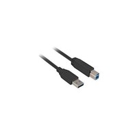 Sharkoon 3m USB3.0-A/USB3.0-B 3 m USB A USB B USB 3.2 Gen 1 4044951015658