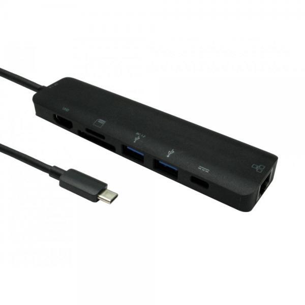 3724612 Cables Direct Cables Direct NLUSB3C-7PHUB replicatore di porte e docking