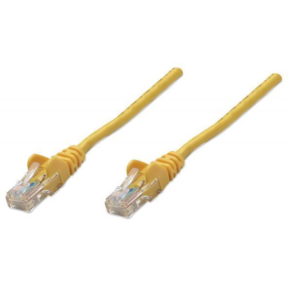 Intellinet Cavo di rete Patch in Rame Cat. 5e Giallo UTP 15 m